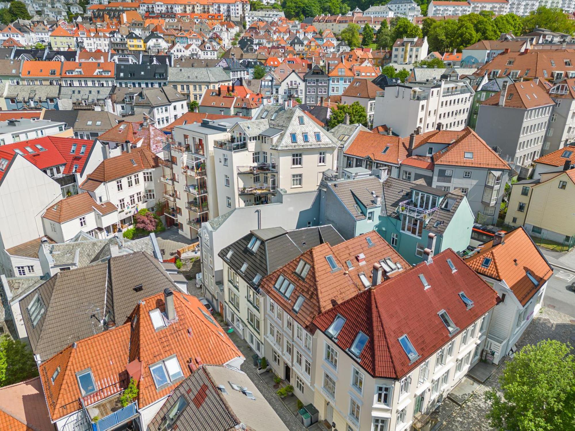 Ferienwohnung 100Sqm 5Br Behind Bryggen - King Beds - Family Friendly Bergen Exterior foto